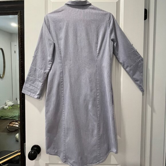 💙 Classic-Chic ST-MARTINS Striped Shirt Dress – EU 36 / S 💙 - Picture 6 of 10